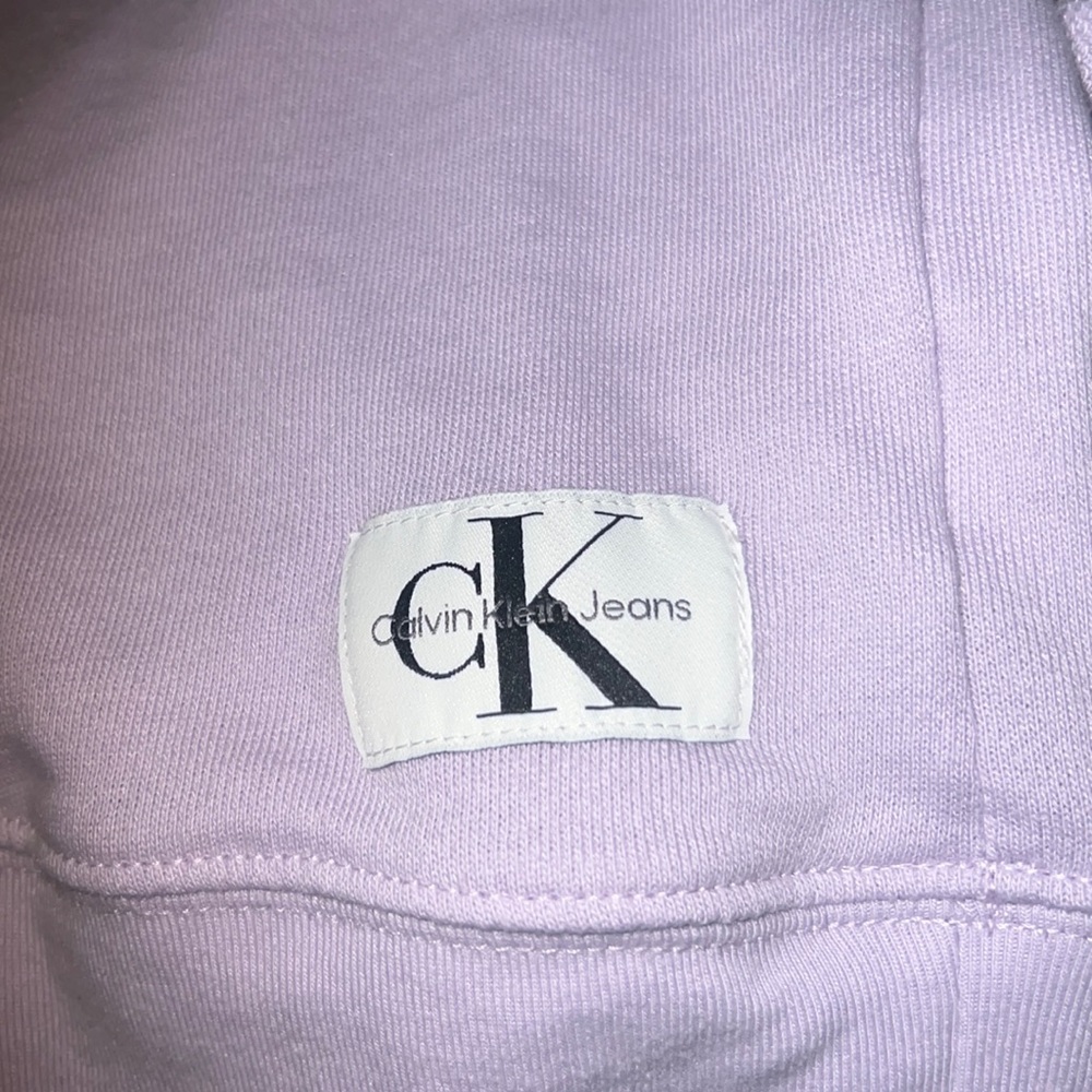 Purple Calvin Klein hoodie